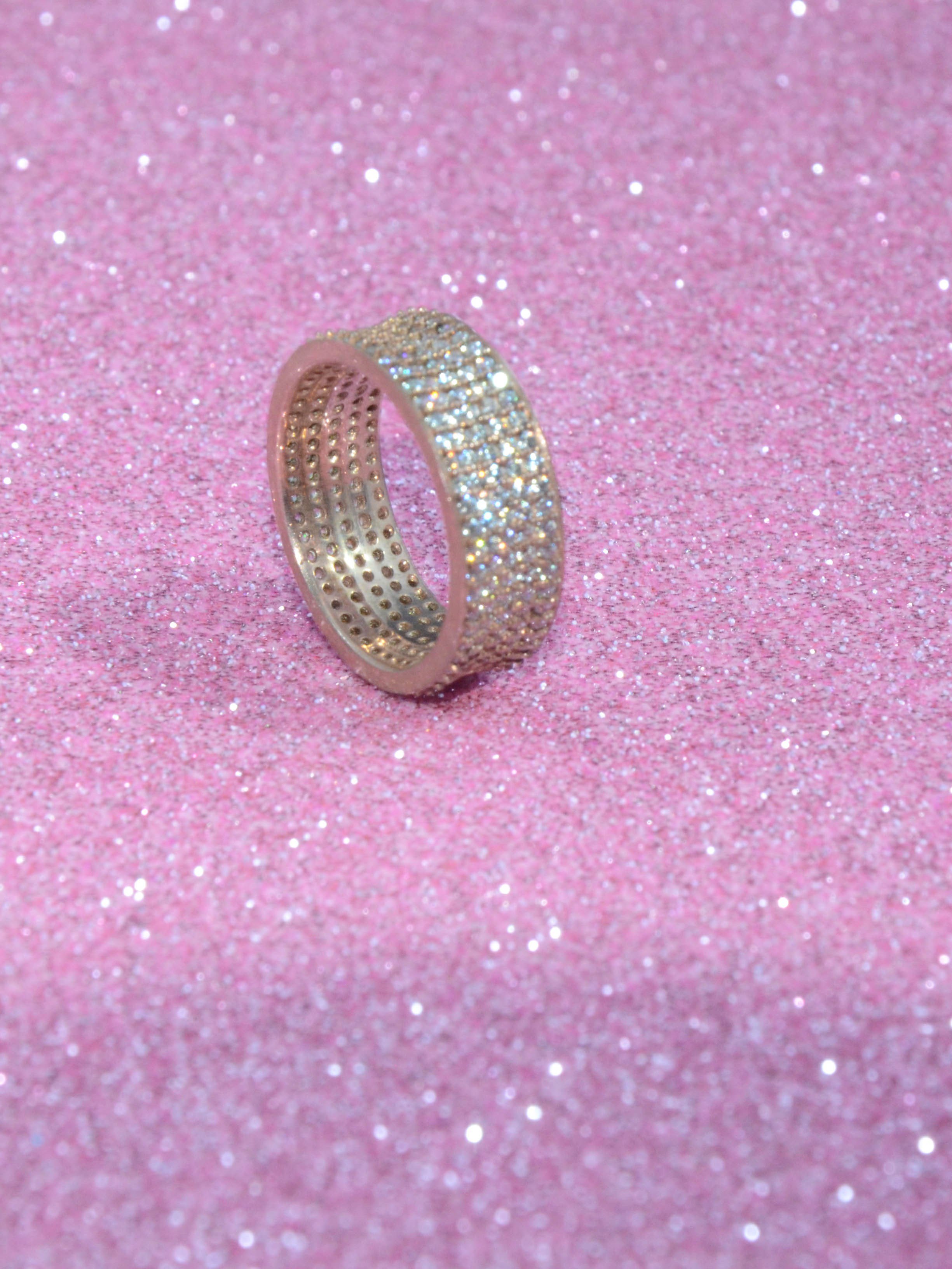 Infinity White Sky Ring