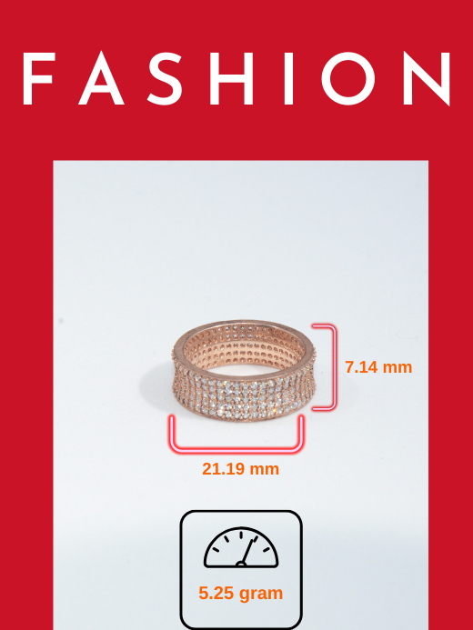 Infinity White Sky Ring