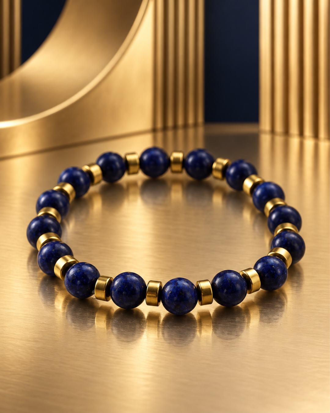 Lacivert Miras Lapis Lazuli Bileklik