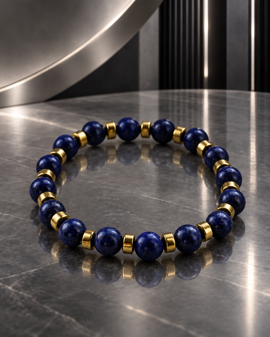 Lacivert Miras Lapis Lazuli Bileklik