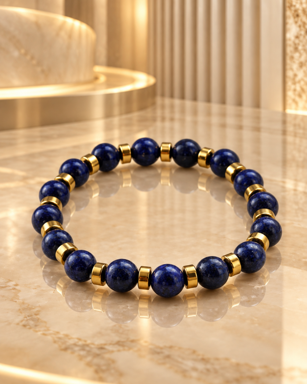 Lacivert Miras Lapis Lazuli Bileklik