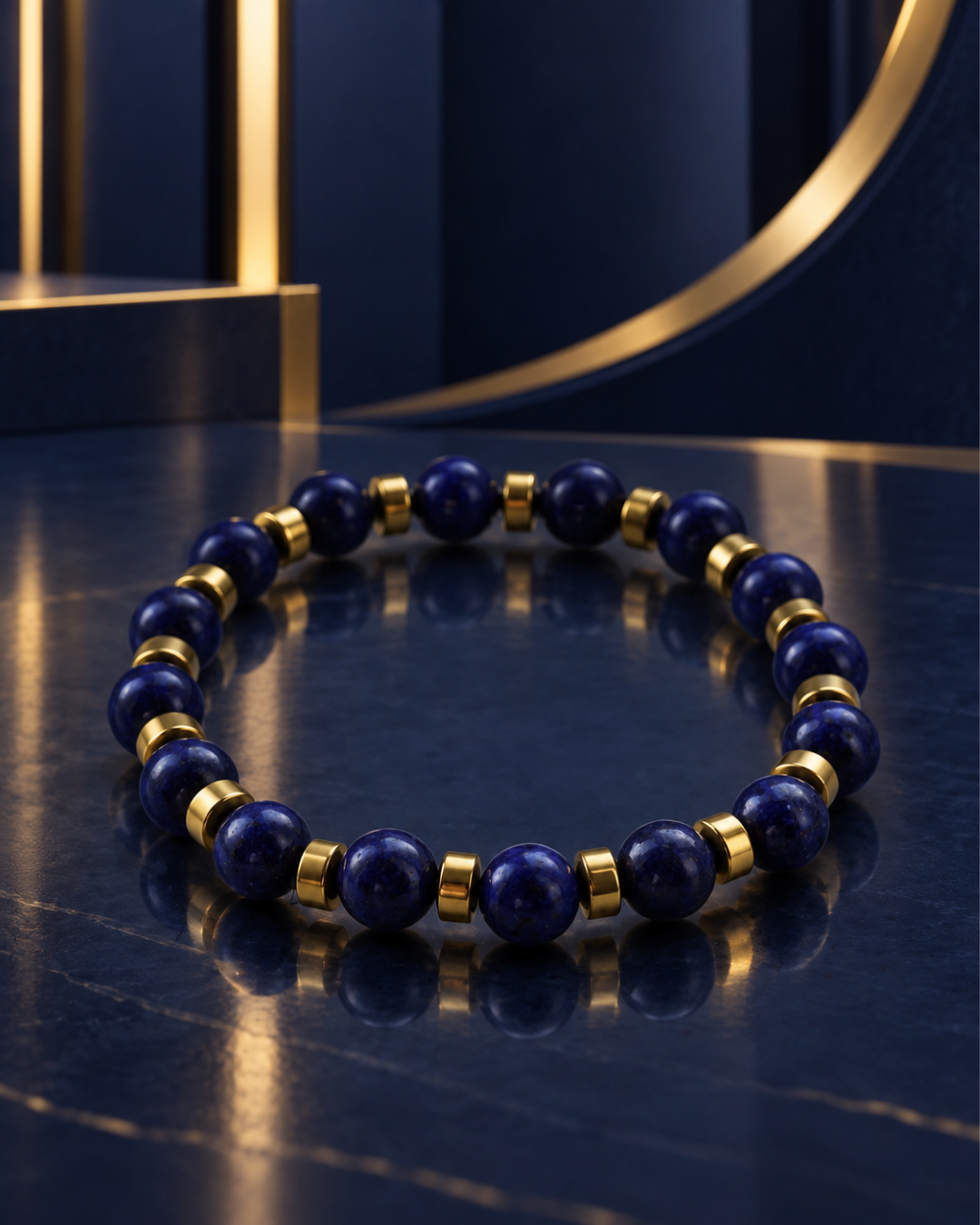 Lacivert Miras Lapis Lazuli Bileklik