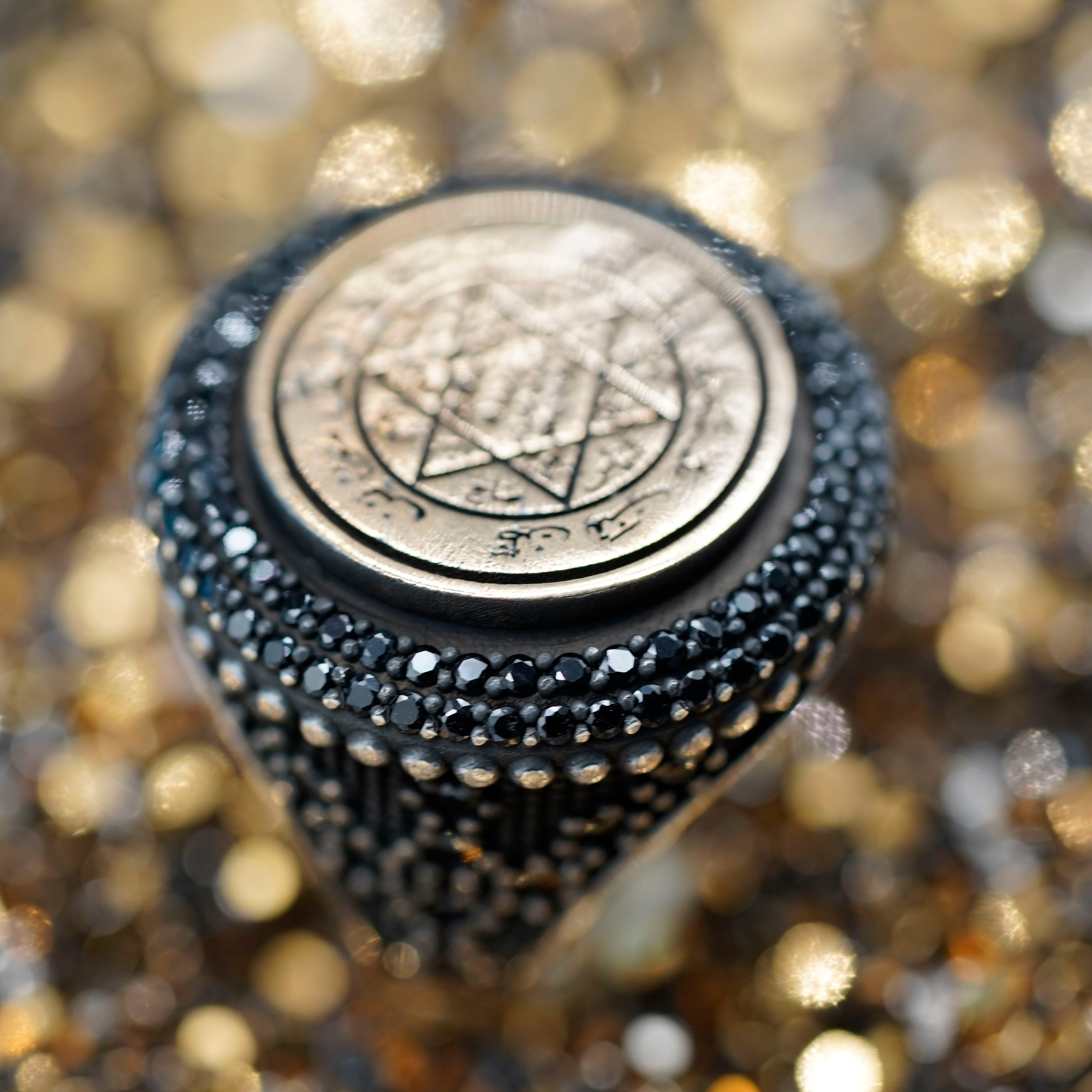 Luxury Black Ring