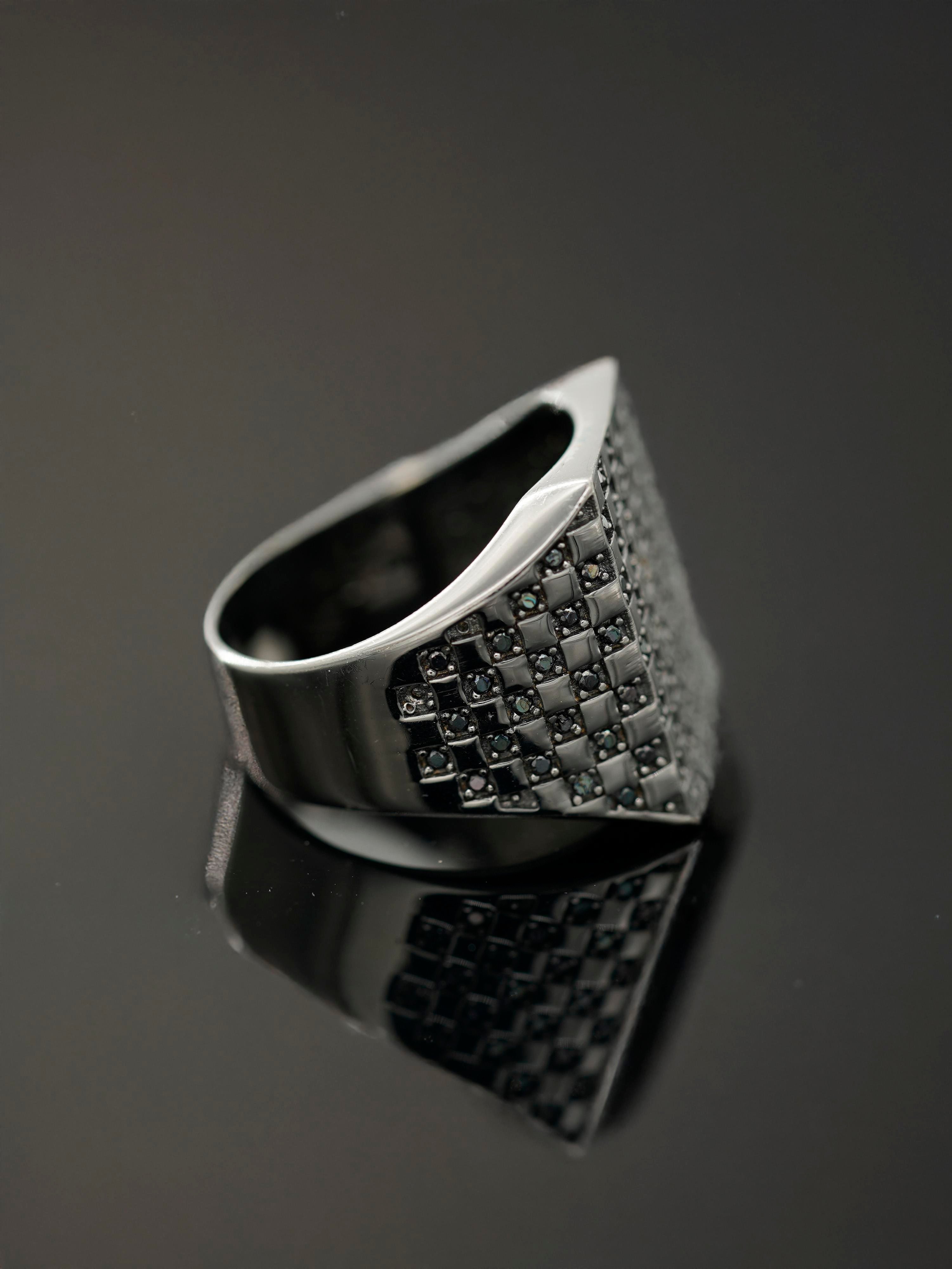 Luxury Black Stone Ring