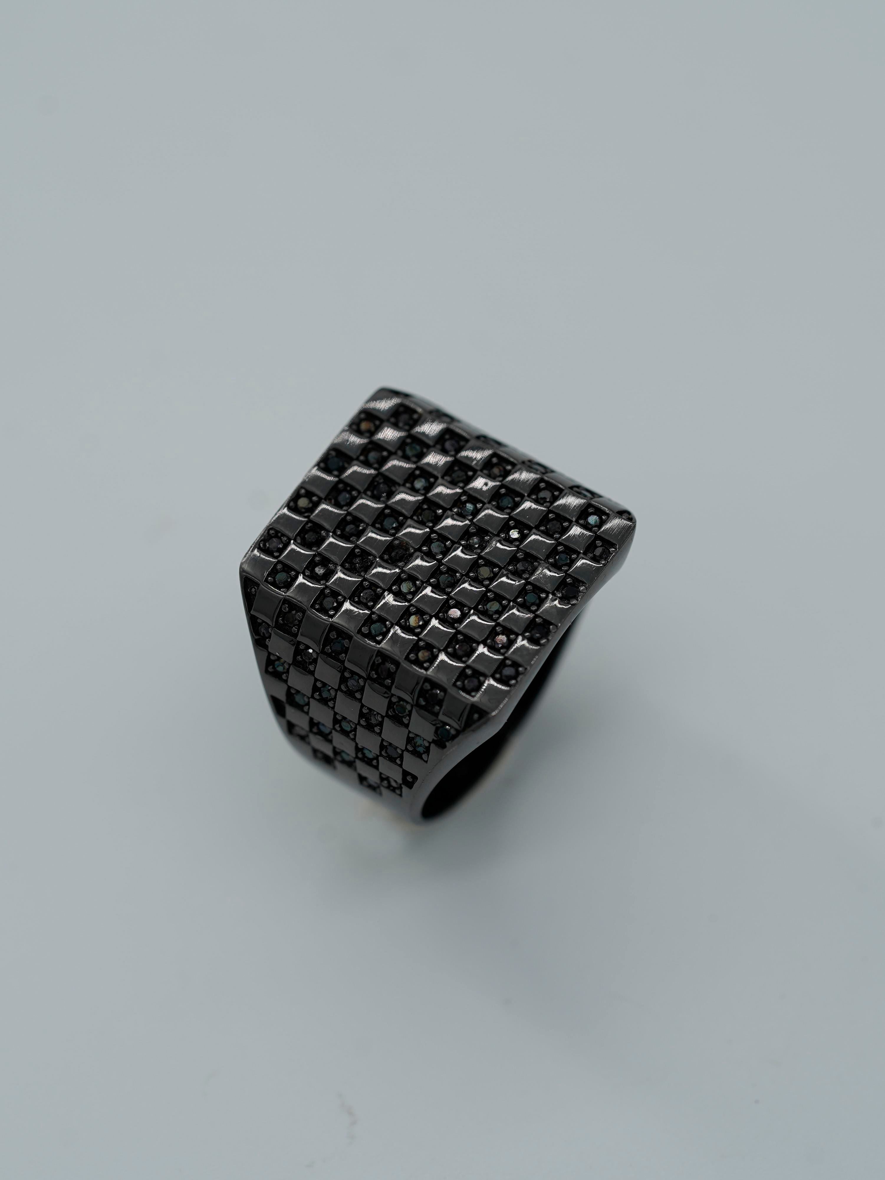 Luxury Black Stone Ring