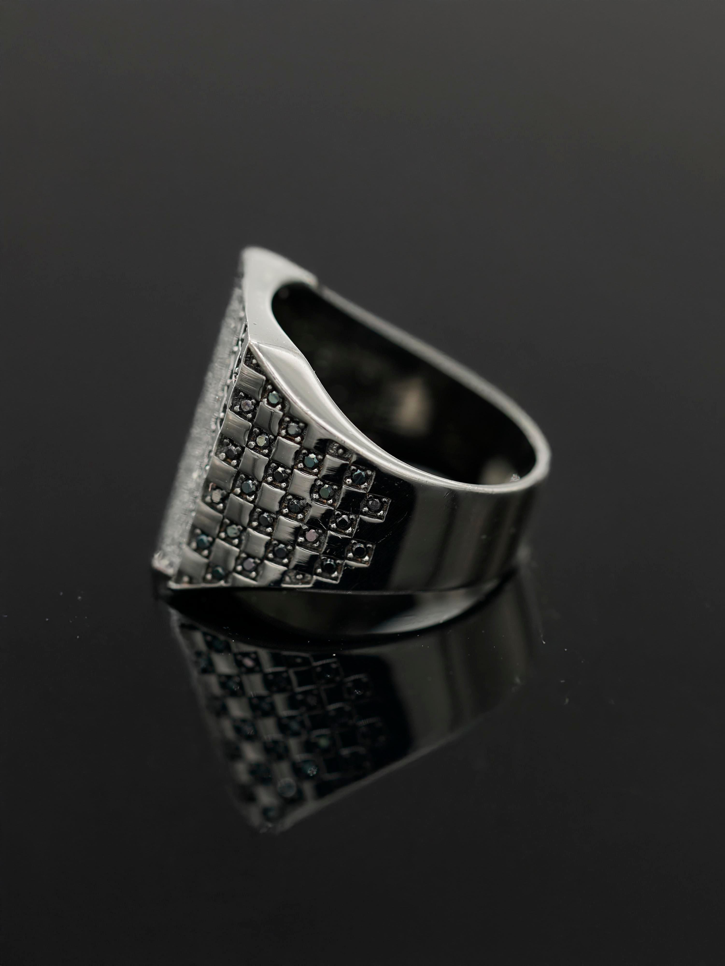 Luxury Black Stone Ring