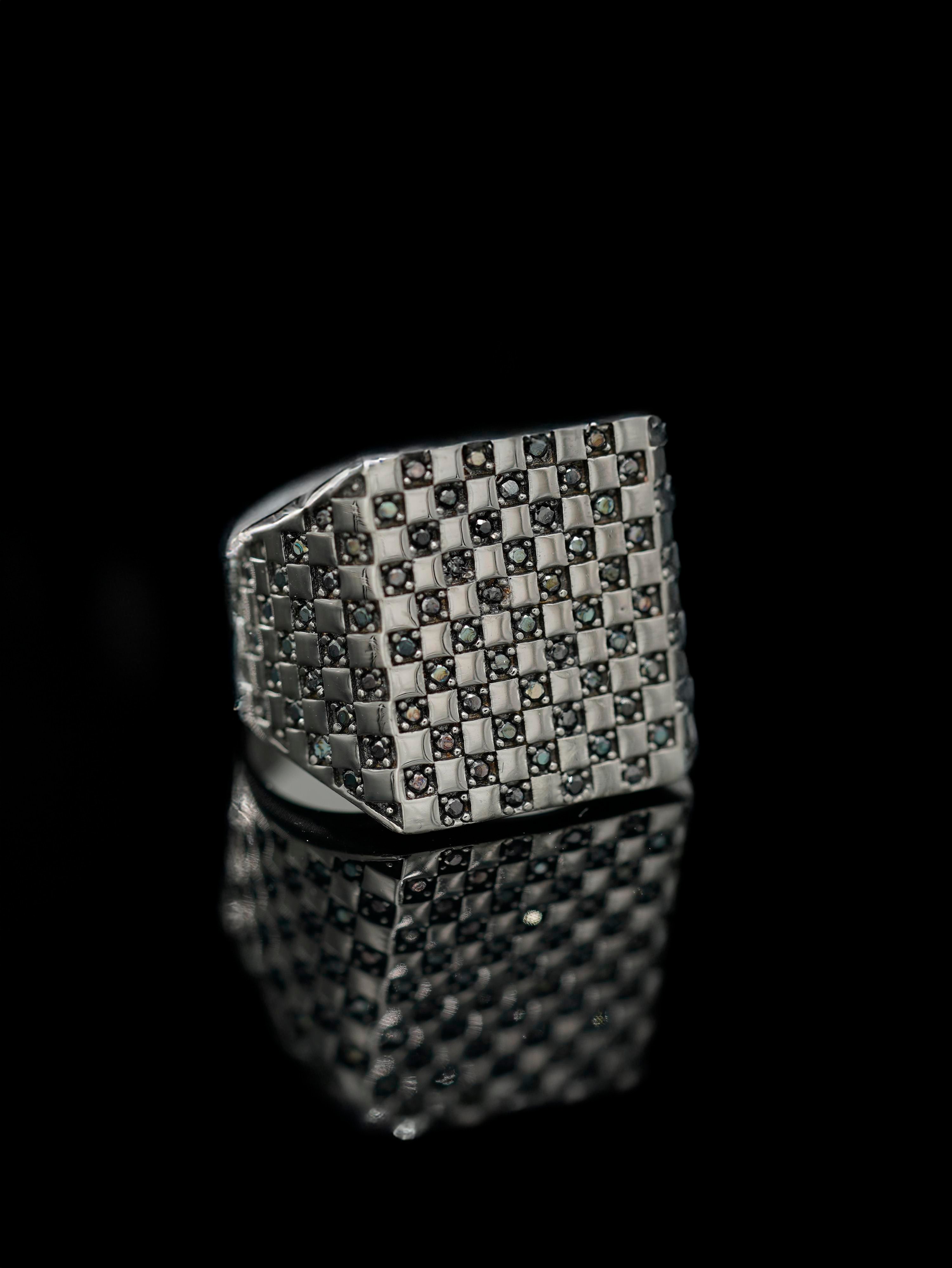 Luxury Black Stone Ring
