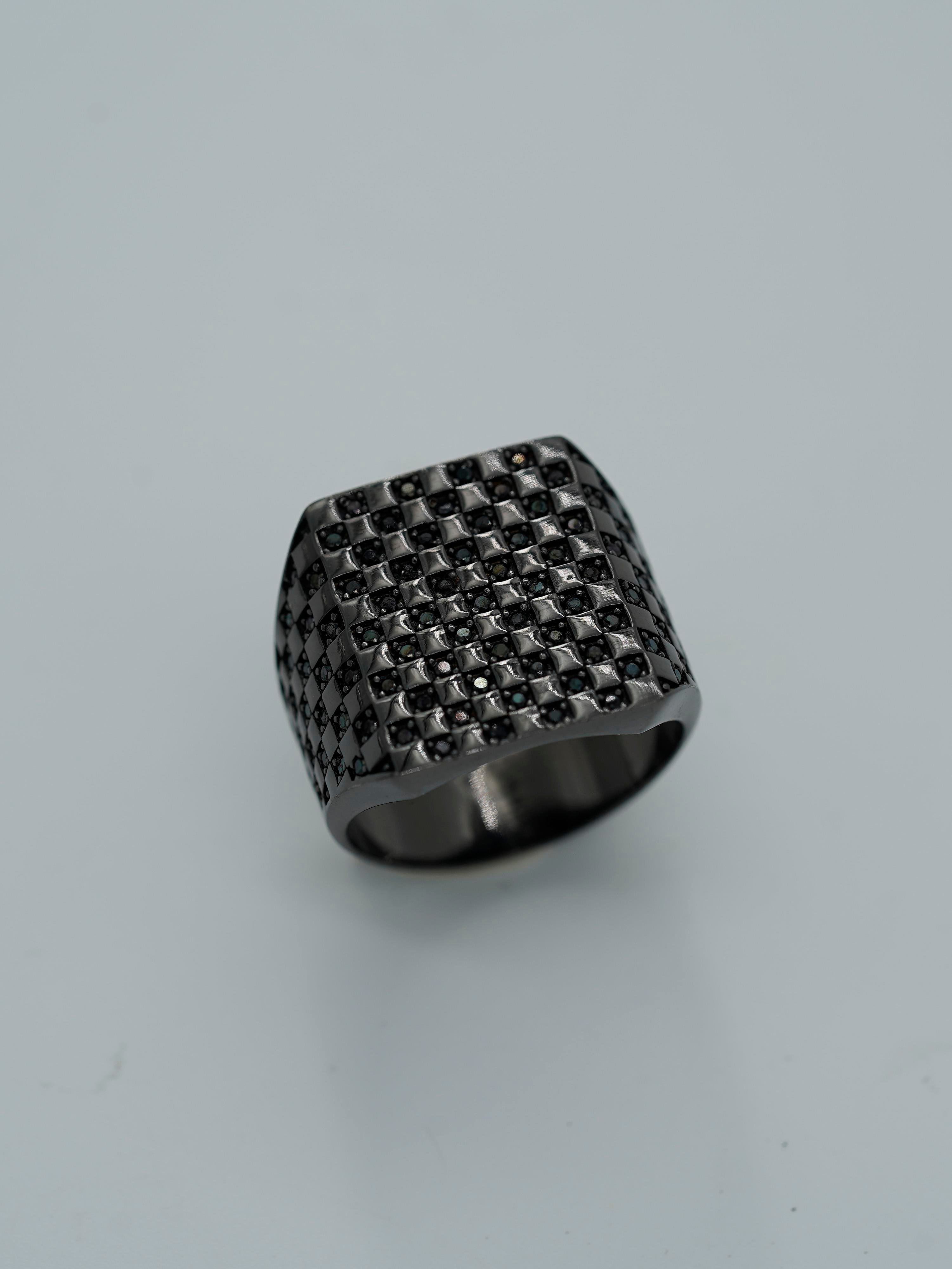 Luxury Black Stone Ring