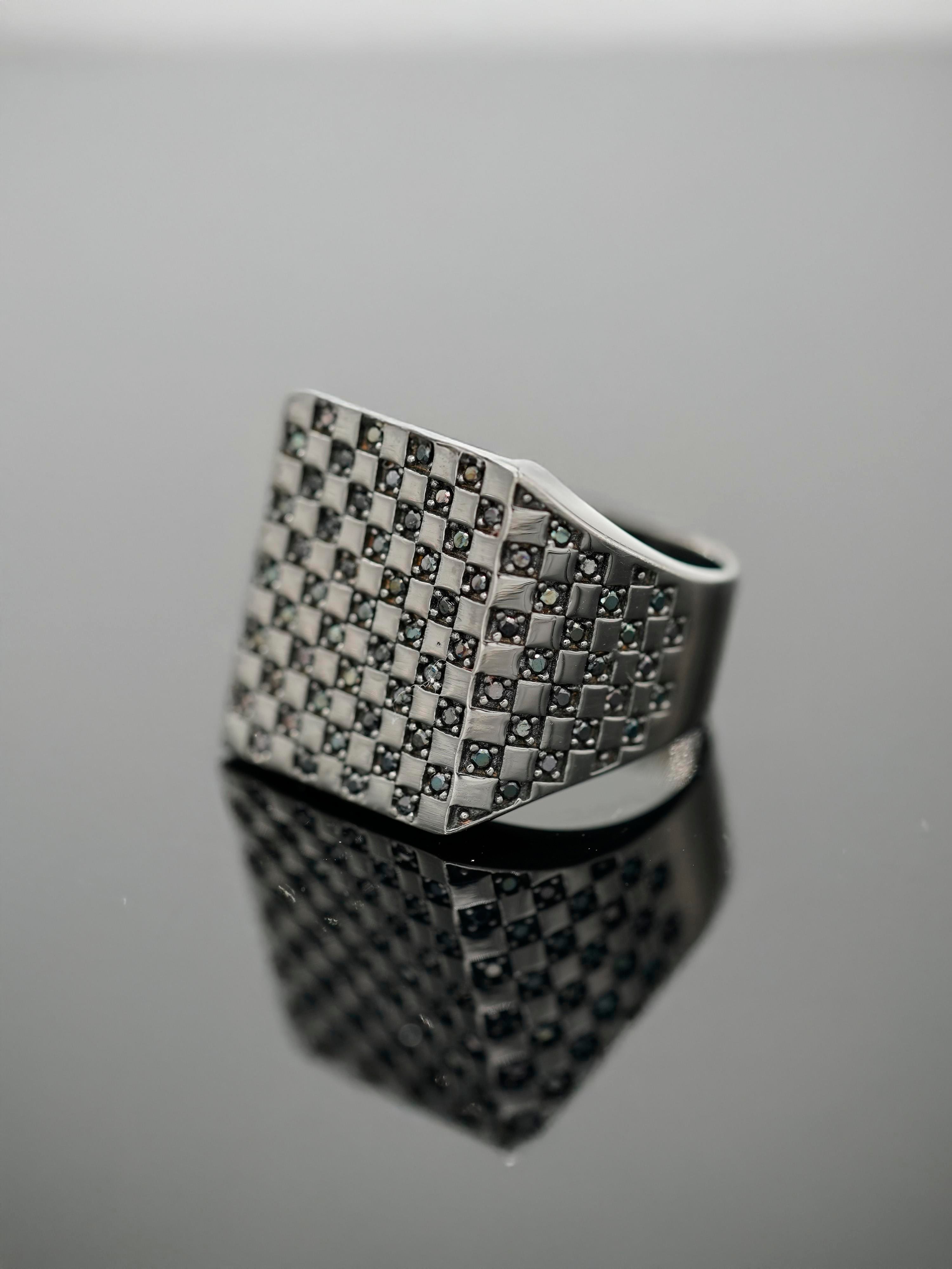 Luxury Black Stone Ring