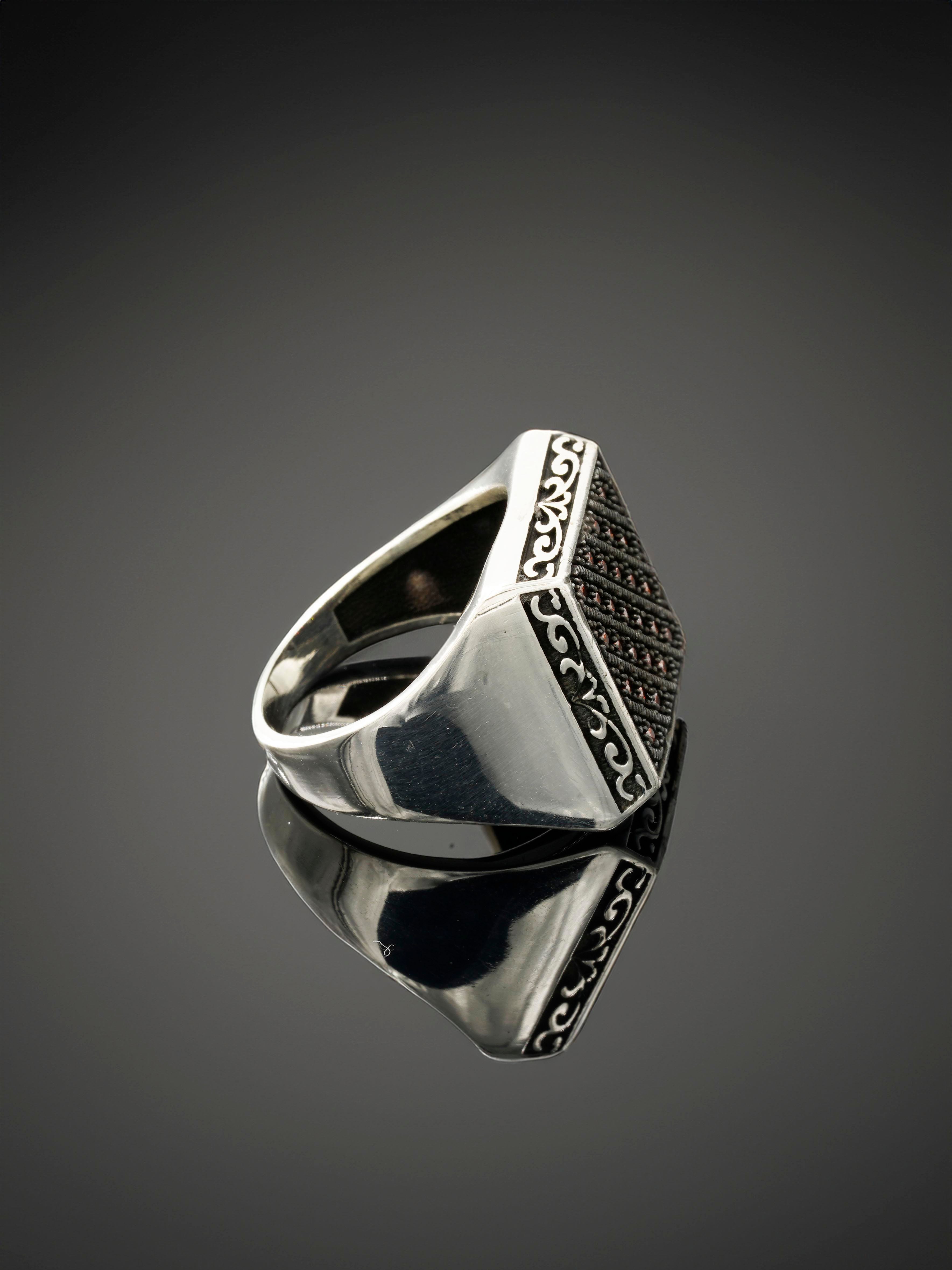 Luxury Orange Stone Ring