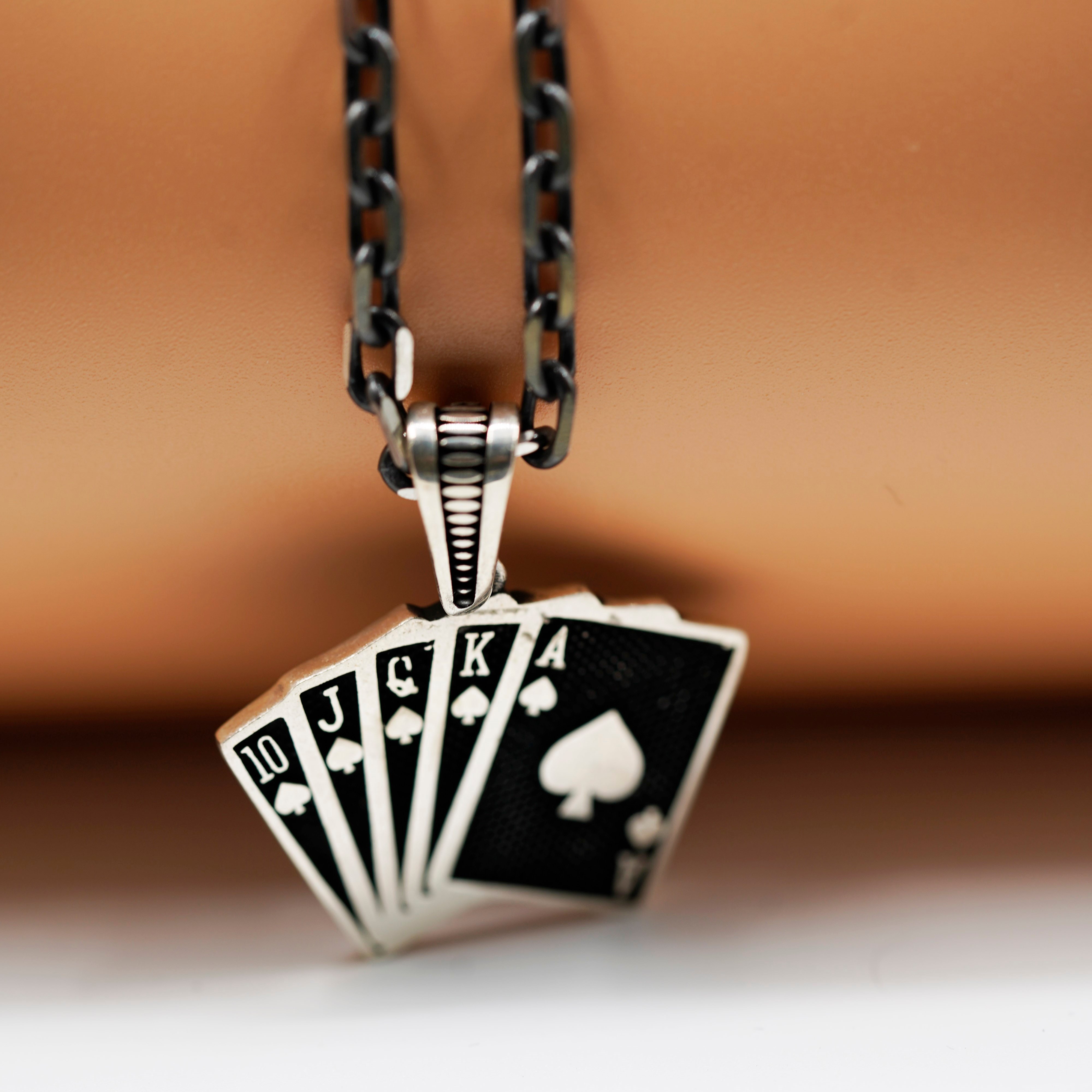 Luxury Wolf and Moon Necklace
