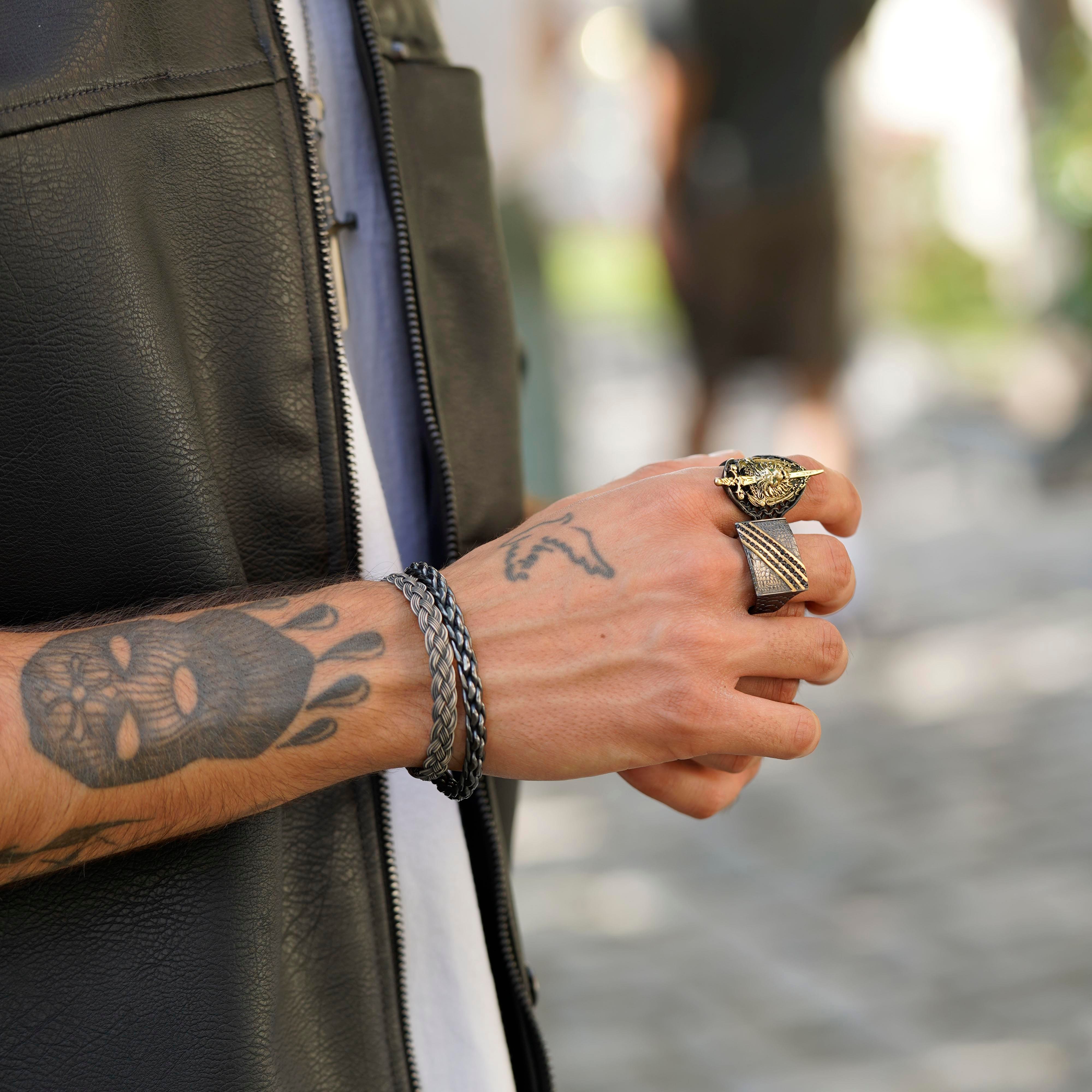 Magic Ancient Touch, Invincible Grey, Unisex Bracelet