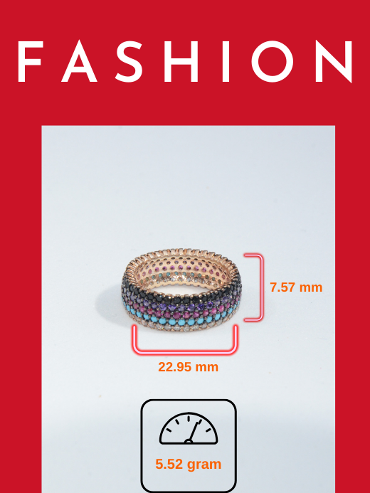 Mythical Colorful Sky Ring