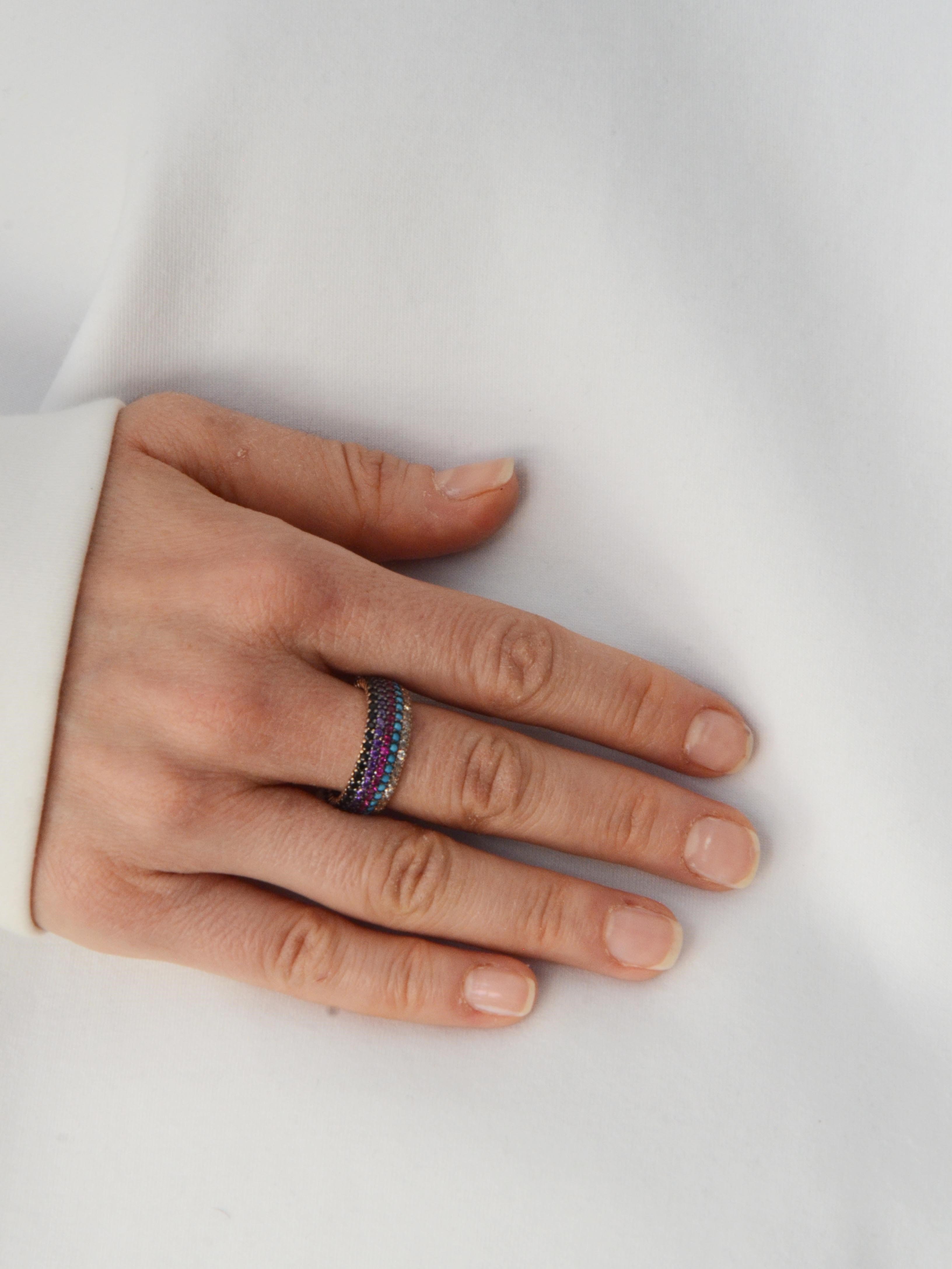 Mythical Colorful Sky Ring