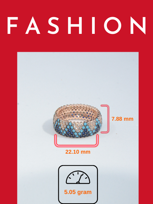 Mythical Turquoise & White Ring