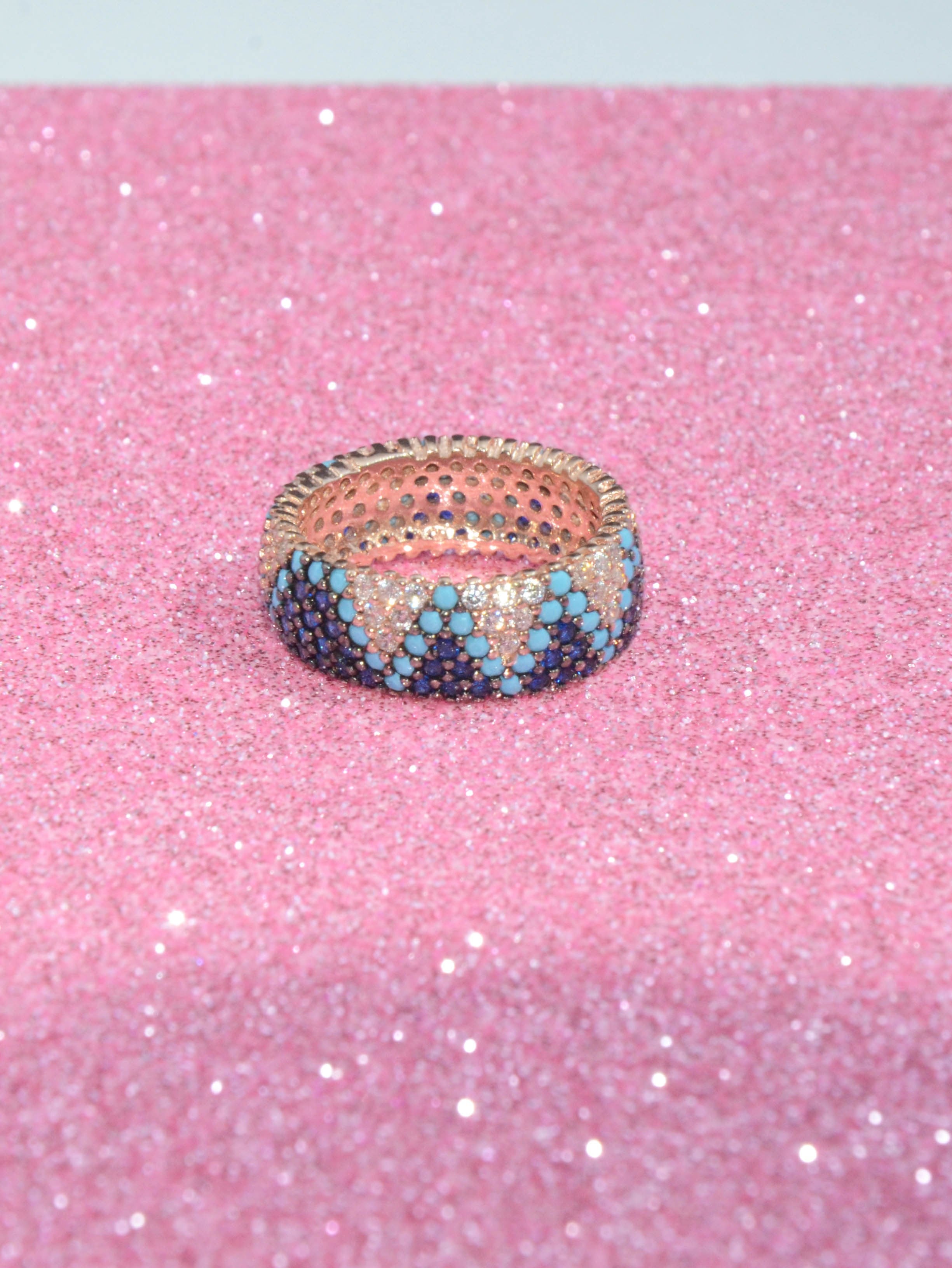 Mythical Turquoise & White Ring