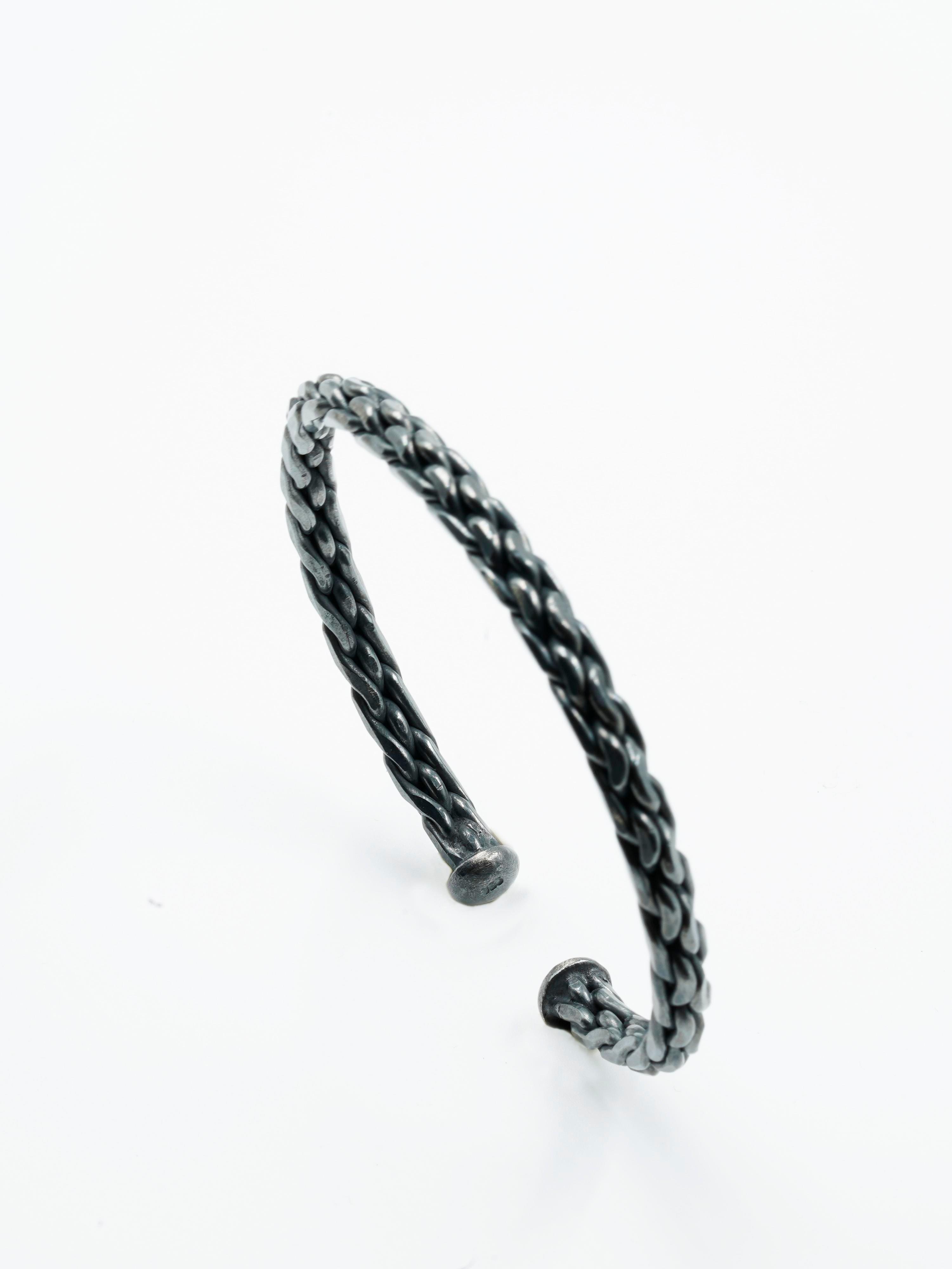 Premium Dragon Bangle Oxidized