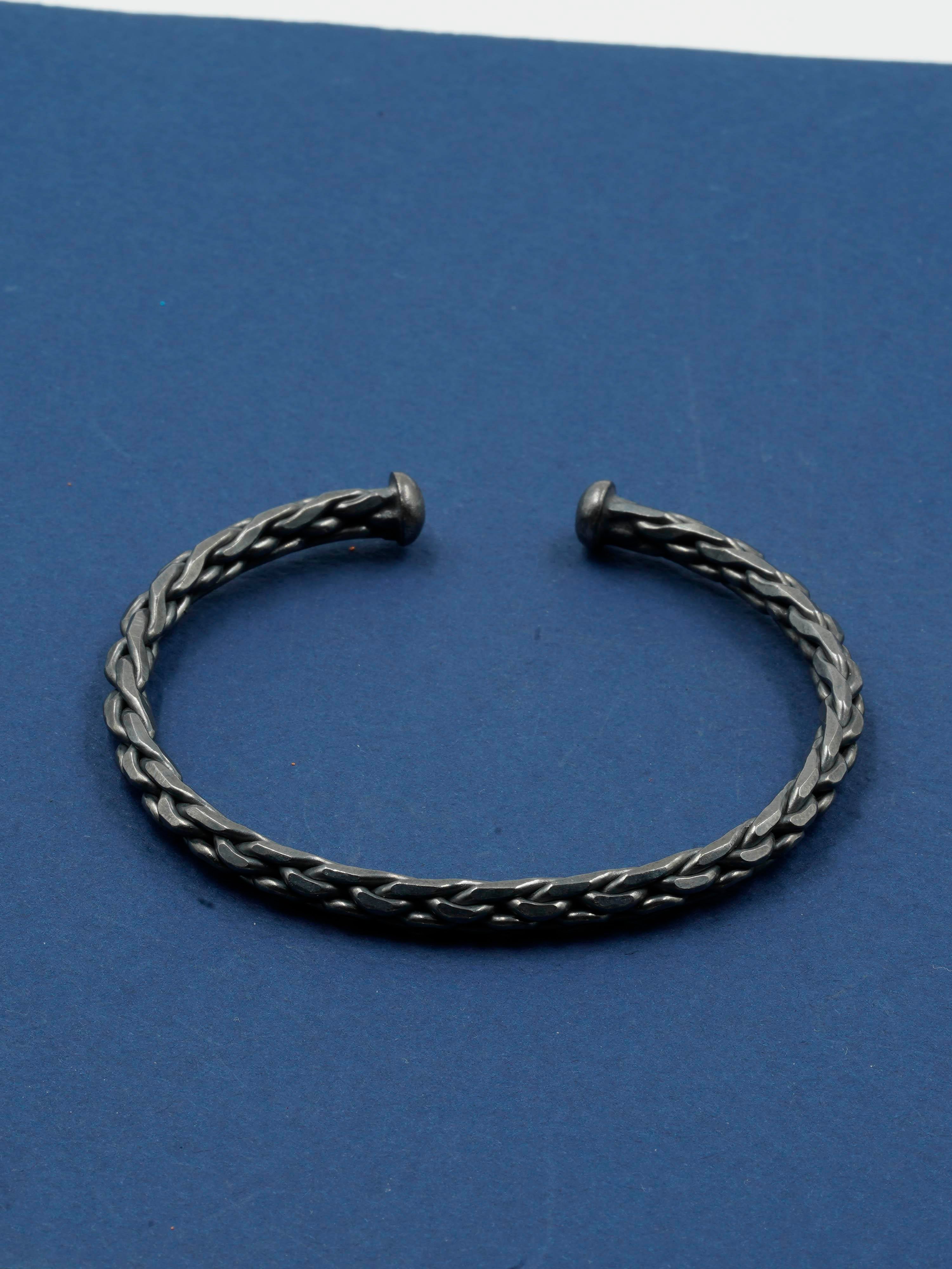 Premium Dragon Bangle Oxidized
