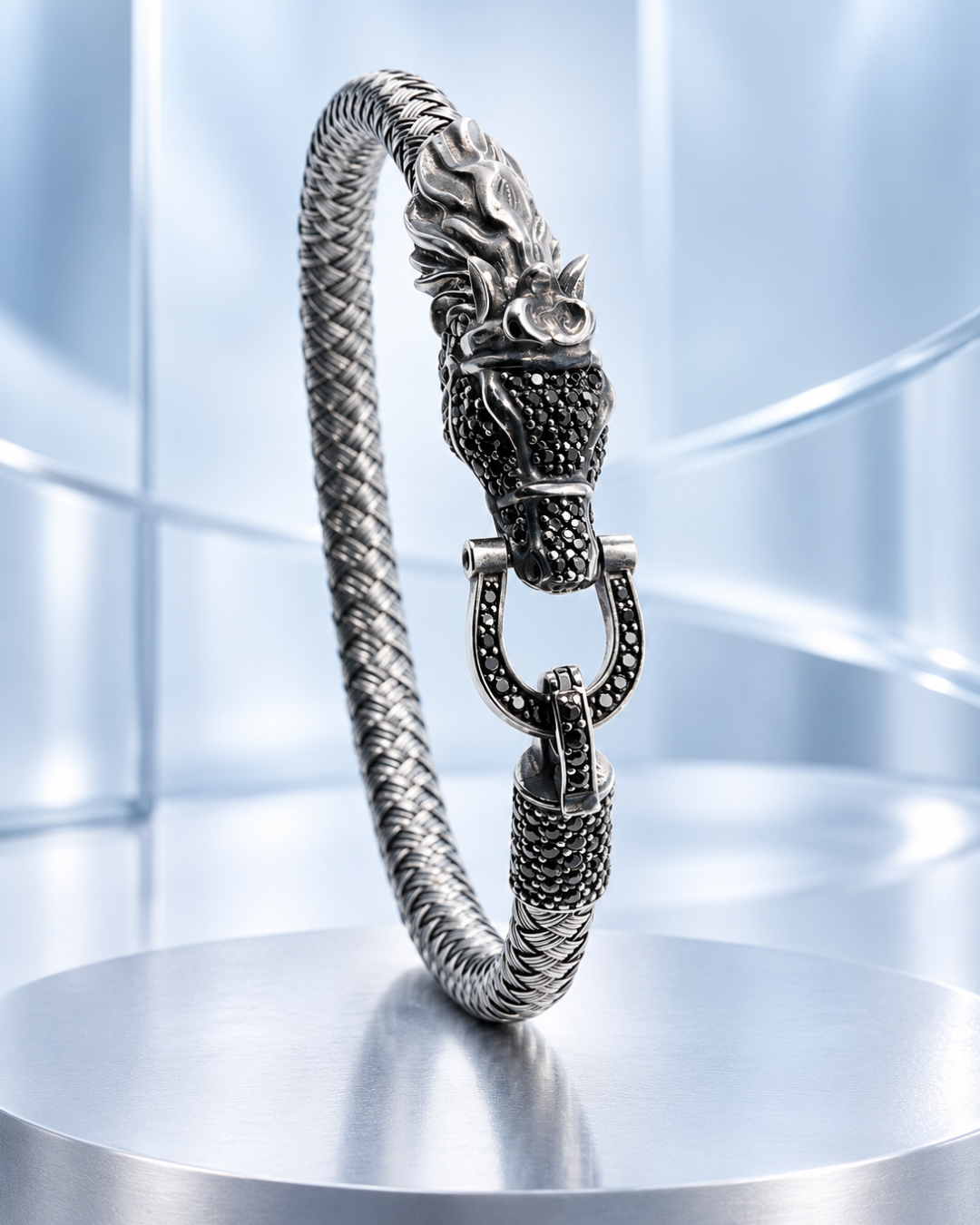 Premium Horseshoe & Dragon Bracelet