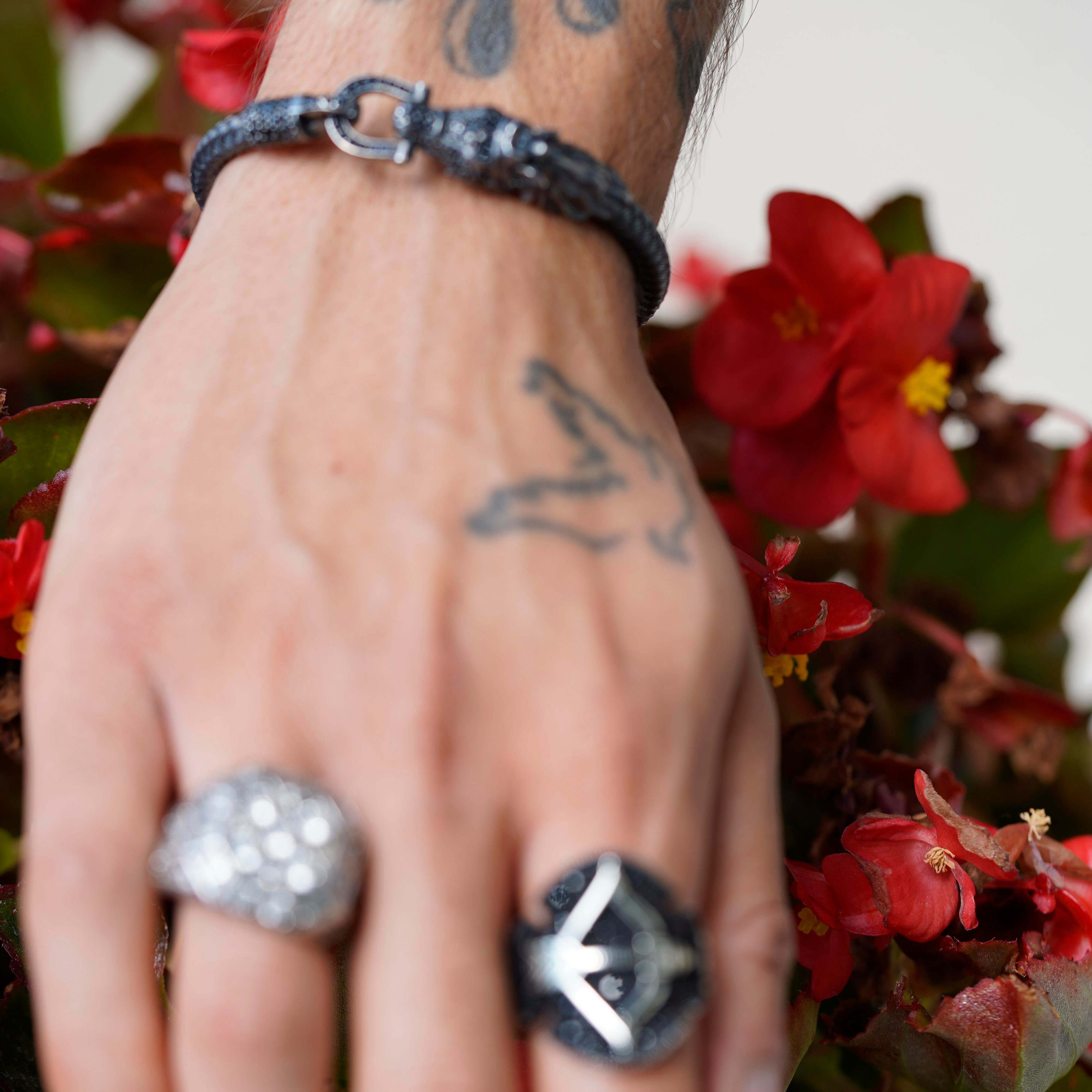 Premium Horseshoe & Dragon Bracelet