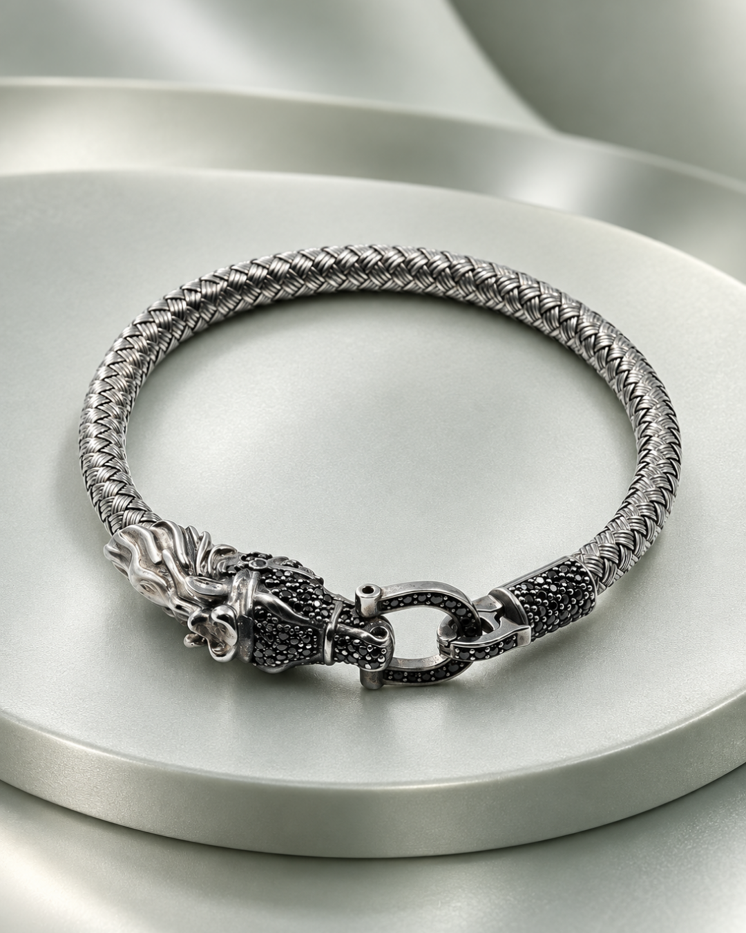Premium Horseshoe & Dragon Bracelet