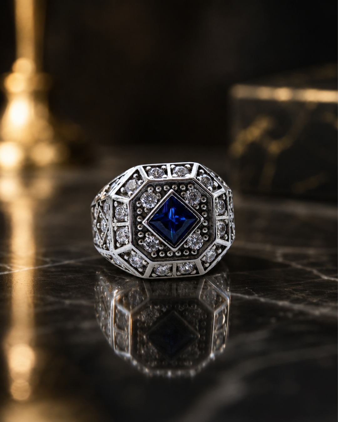 Prestige Sapphire Erkek Yüzük