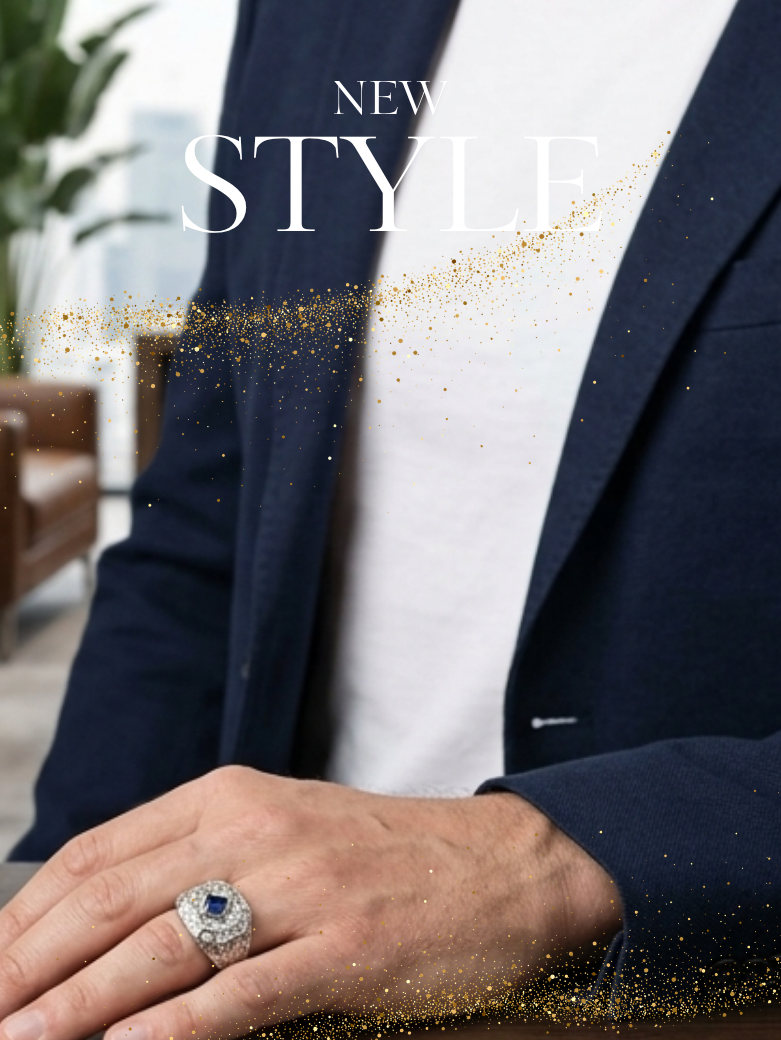 Prestige Sapphire Erkek Yüzük