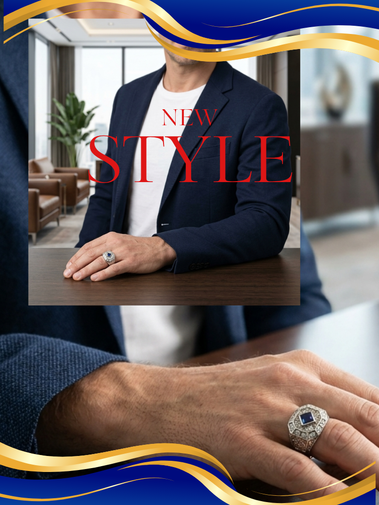 Prestige Sapphire Erkek Yüzük