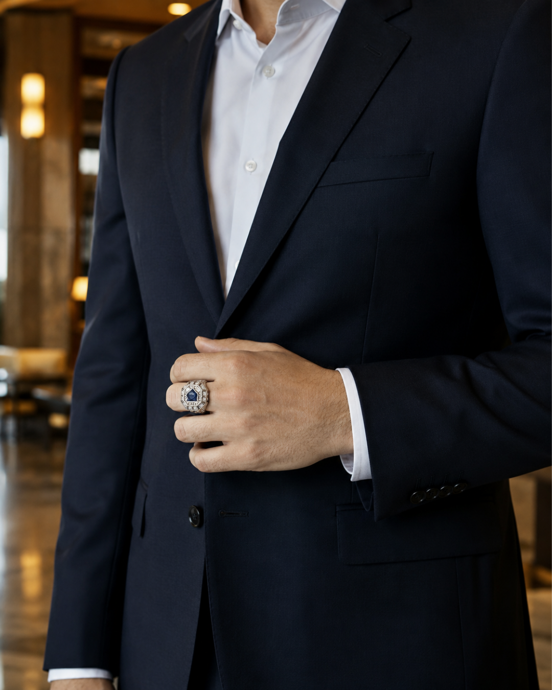 Prestige Sapphire Erkek Yüzük