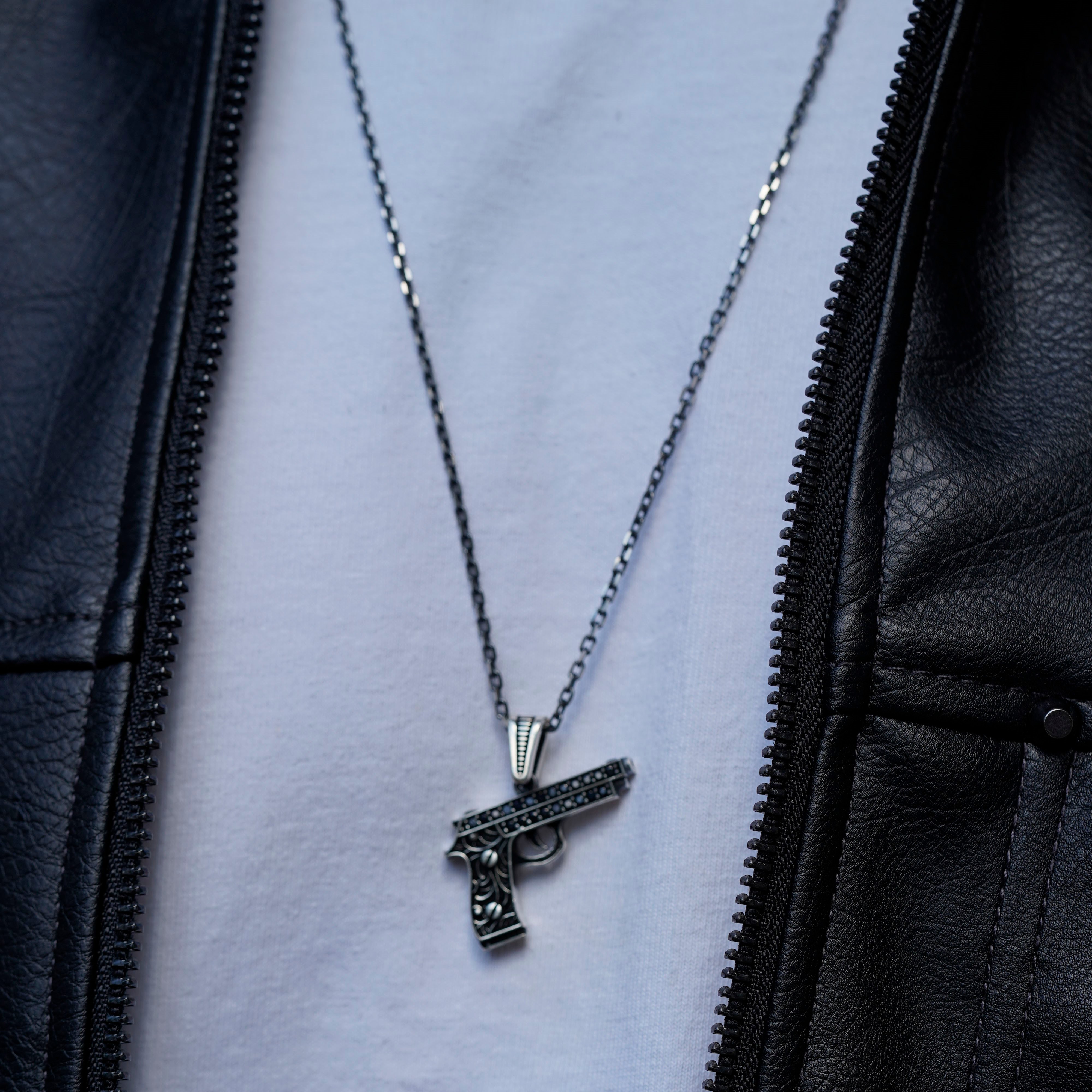 Tabanca Gümüş Kolye
