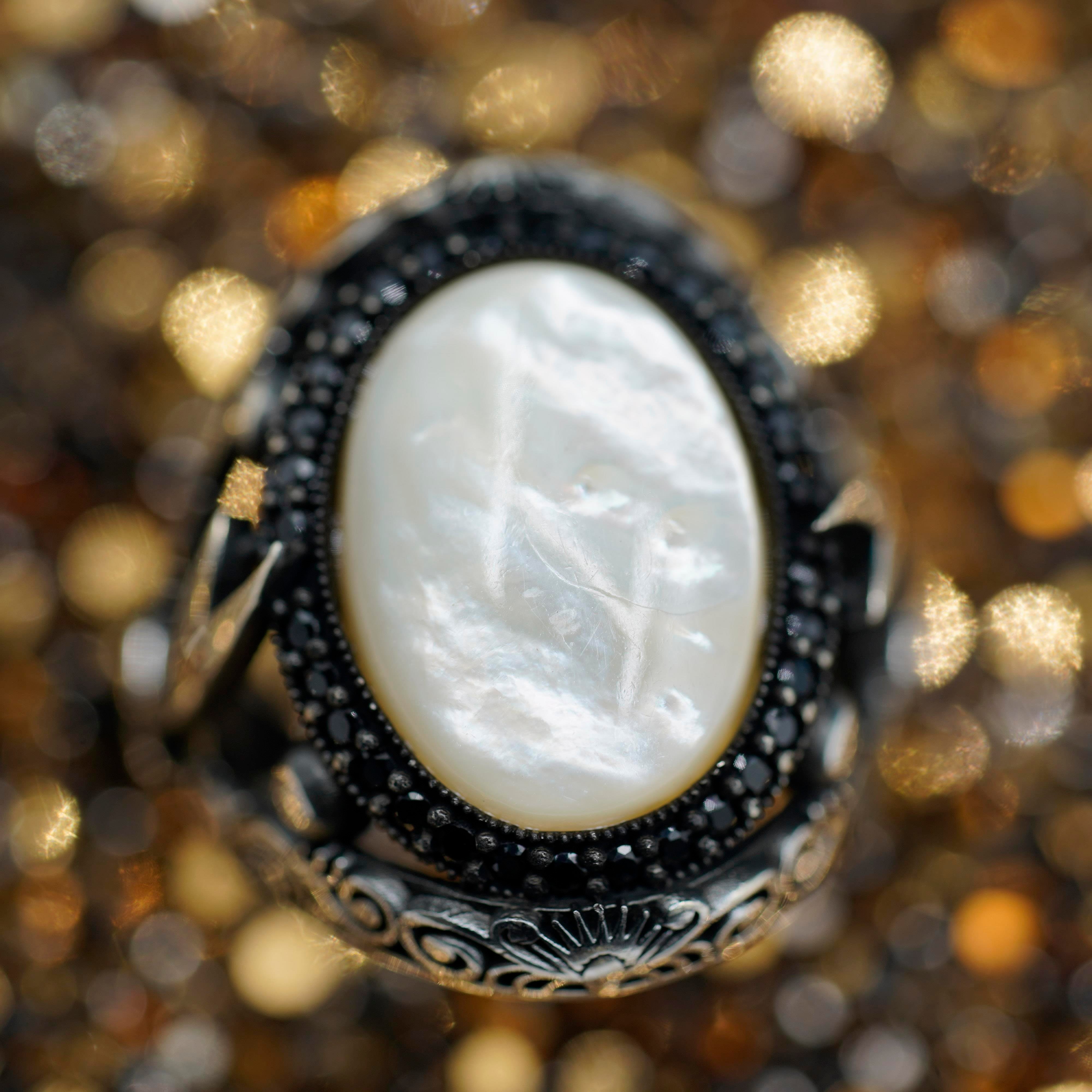 Zulfikar White Stone Ring