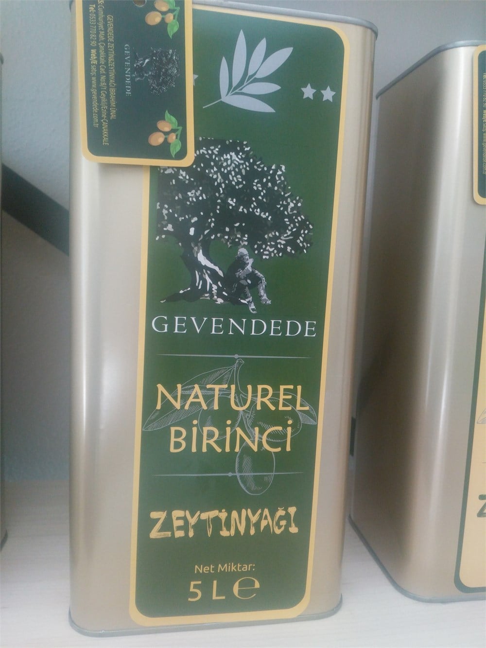 Naturel Birinci 5 Litre Teneke
