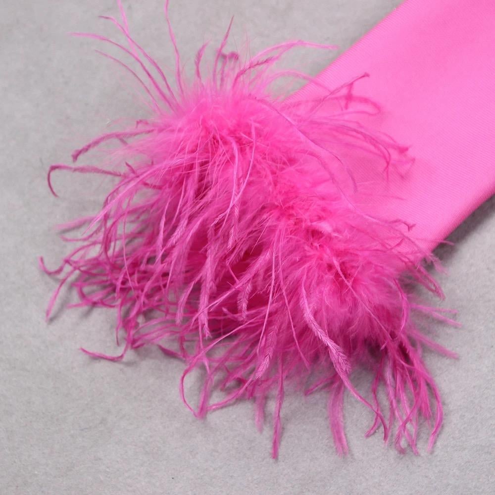 Pembe Mini Tasrım Elbise