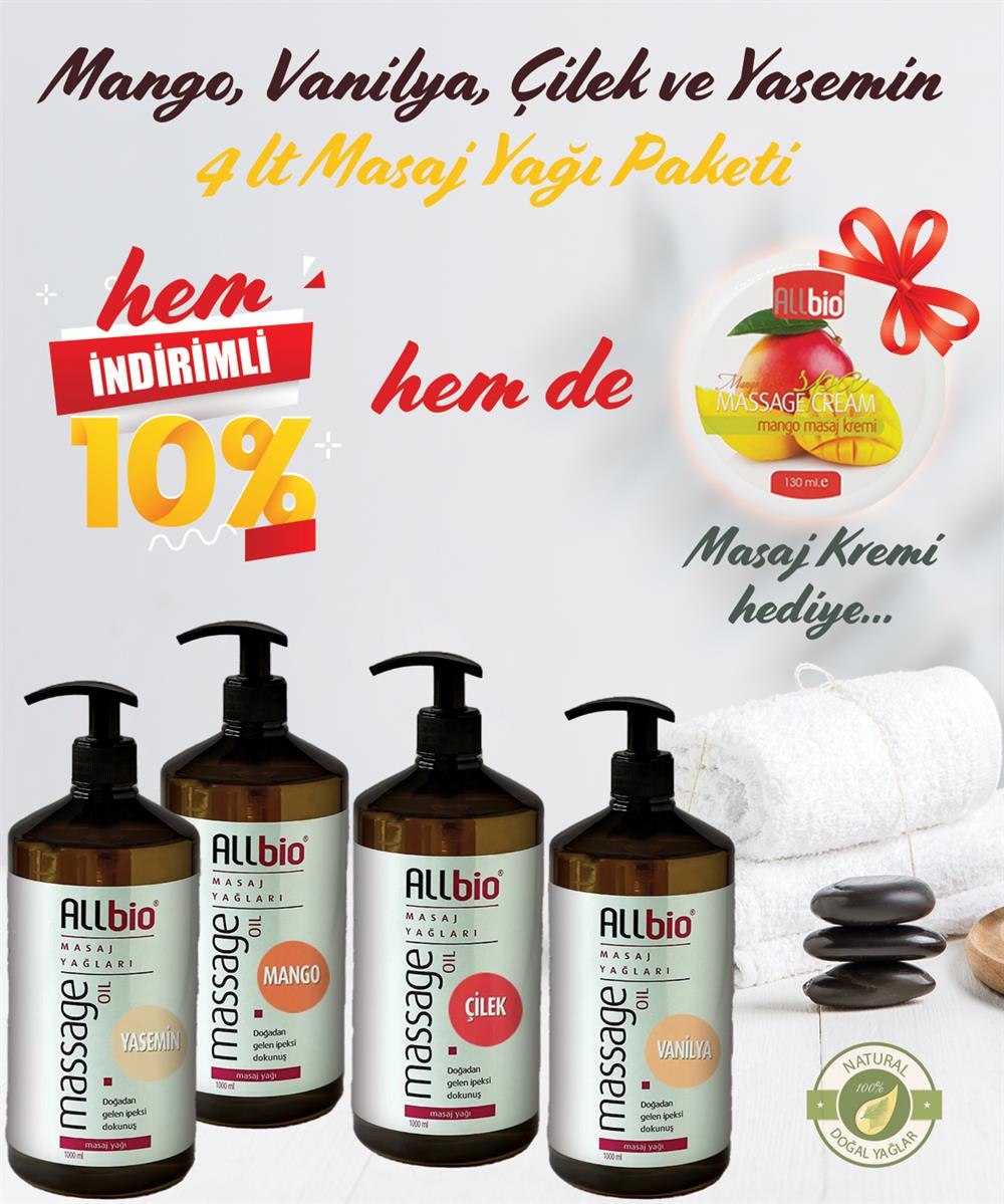 4lt Masaj Yağı Paketi