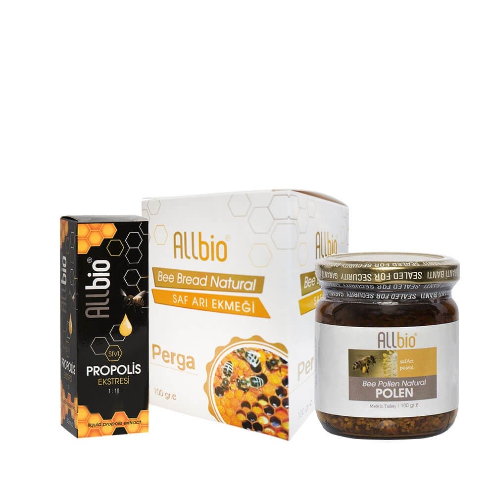 Allbio Propolis Damla, Perga ve Polen