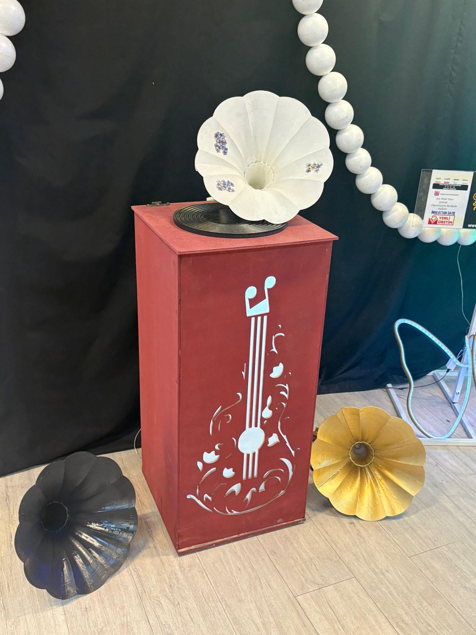 dekoratif gramafon gitar