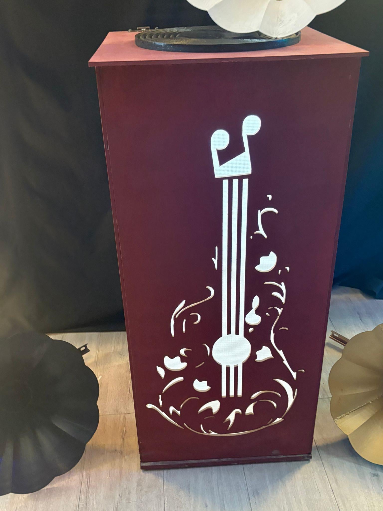 dekoratif gramafon gitar