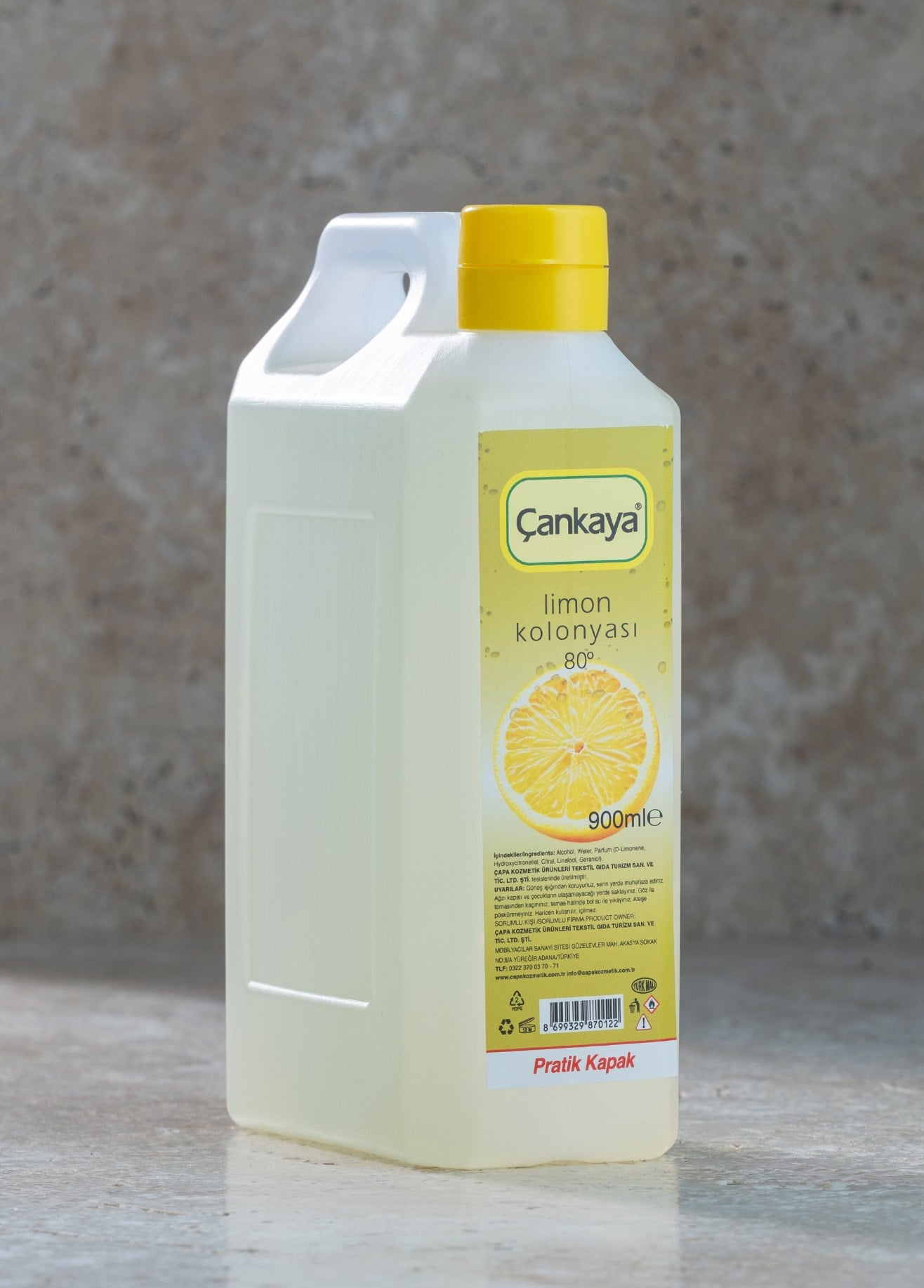 Çankaya Limon Kolonyası 900ml