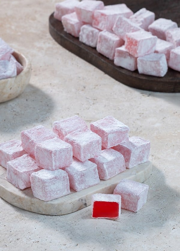 Gül Aromalı Lokum