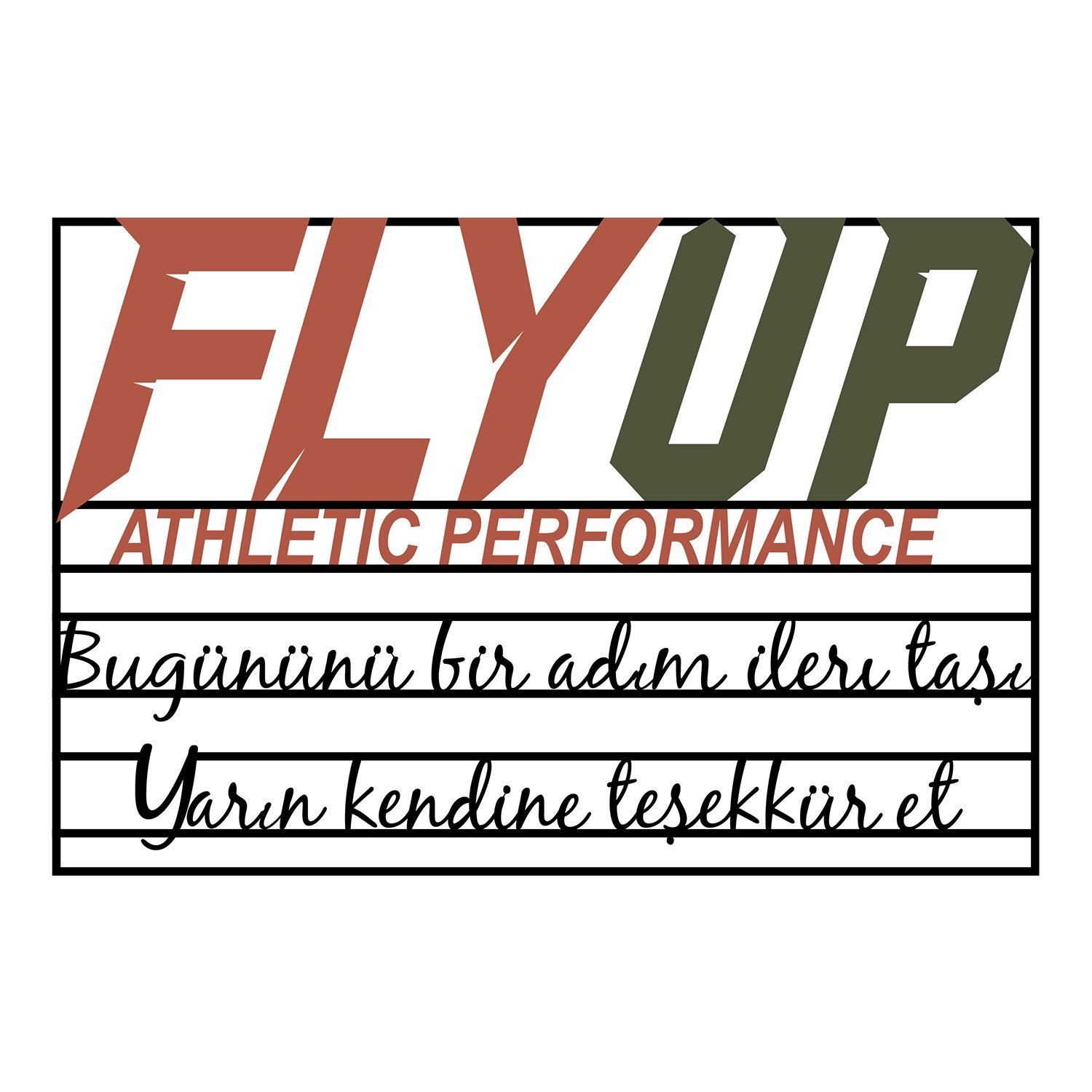 Fly Up GYM İçin Özel Olarak Tasarlanmış Motivasyon Duvar Dekoru, Metal Spor Salonu Tablosu