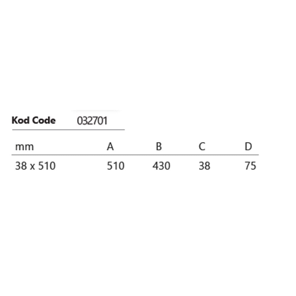 SOHO Çekme Kol Satin 8X430X510 MM