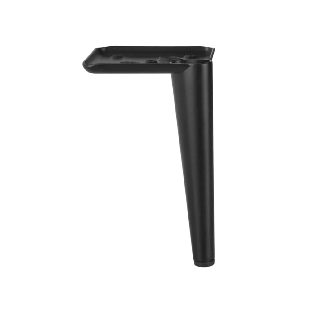 Zence Metal Saç Ayak 160mm Mat Siyah