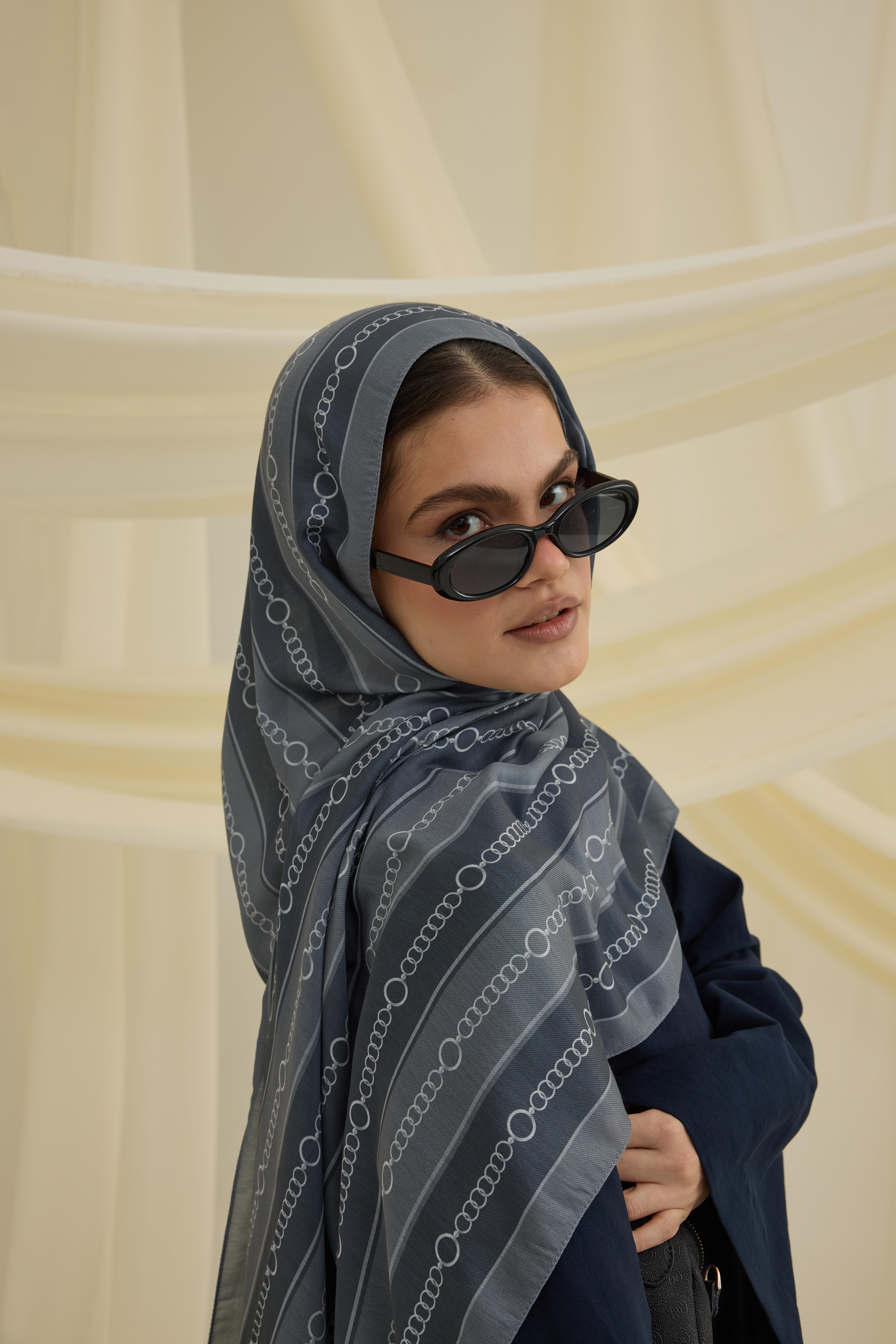 Gri Mayra Desen Şal