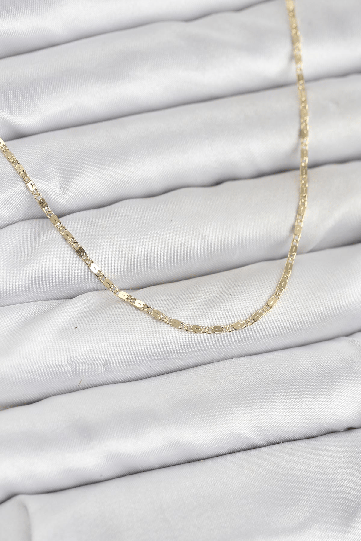 CM 14K Gold Renk Ezme Zincir Model 60 cm Kadın Kolye