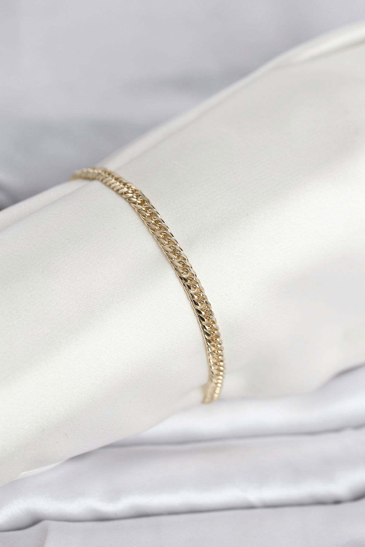 CM 14K Gold Renk Zincir Model Kadın Bileklik