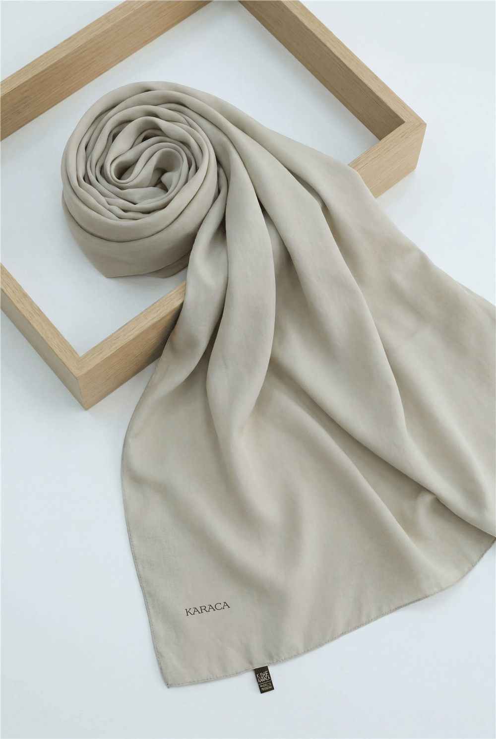 Düz Coton Şal -Açık Vizon-Şal-201-10108-R51