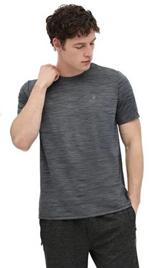 Lumberjack MB CT1328 MLN T-SH 6FX Antrasit Erkek Kısa Kol T-Shirt