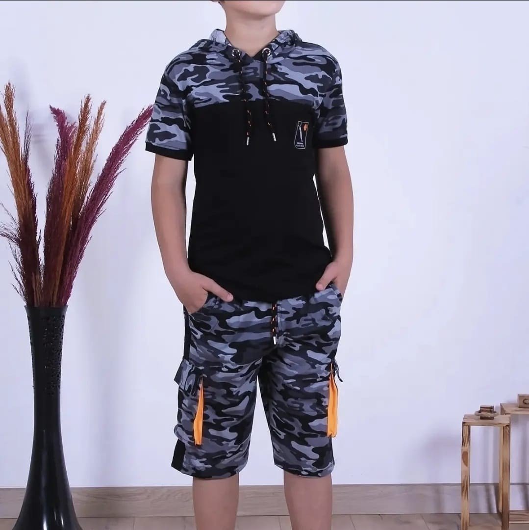 Kamuflaj Desenli Erkek Çocuk Takımı