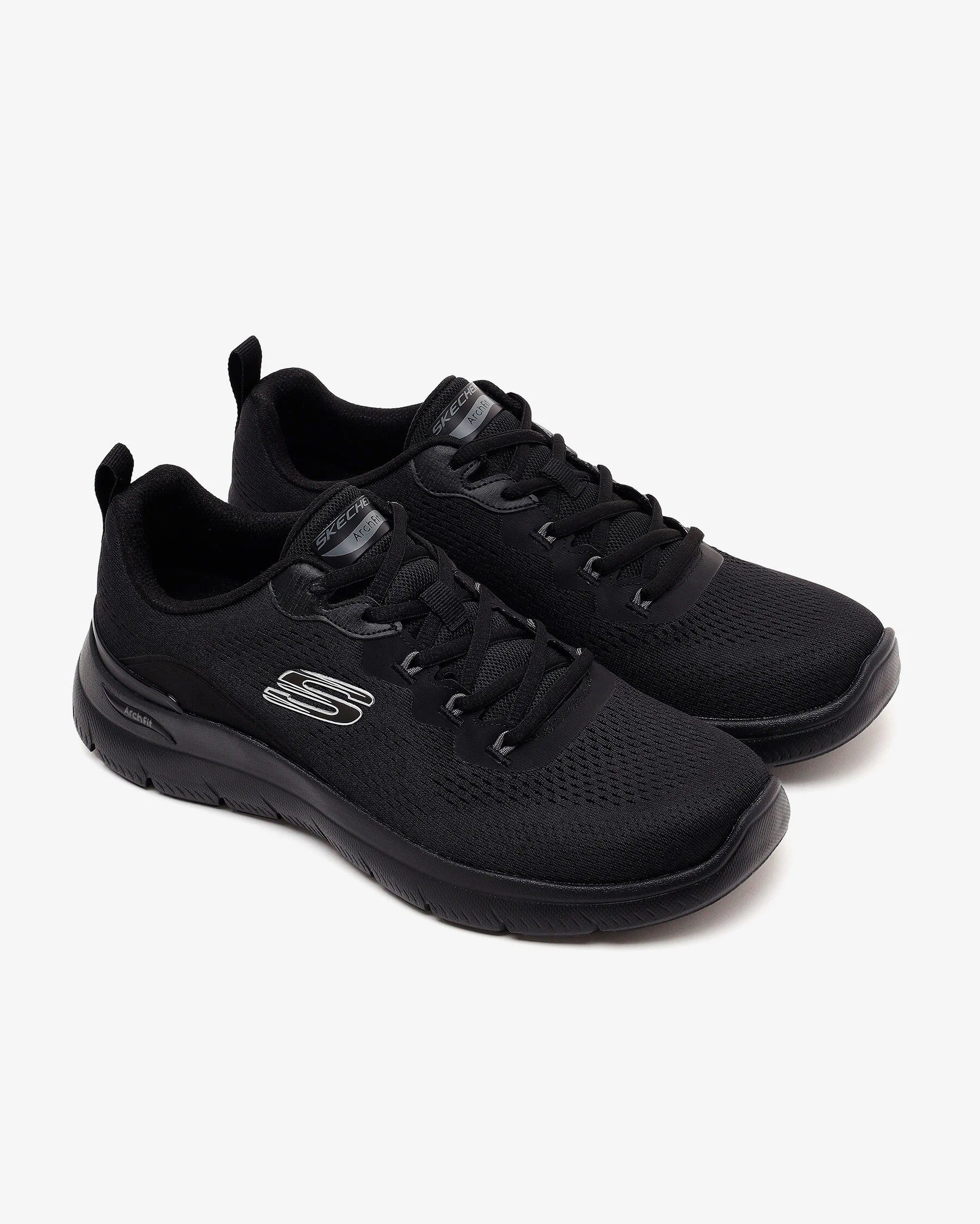 Skechers Arch Fit Summits 233178TK BBK Erkek Siyah Spor Ayakkabı
