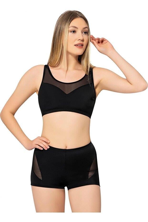 Argisa Tüllü Transparan Şortlu Bikini